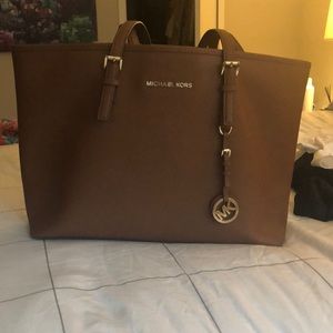 Tan Michael Kors tote bag